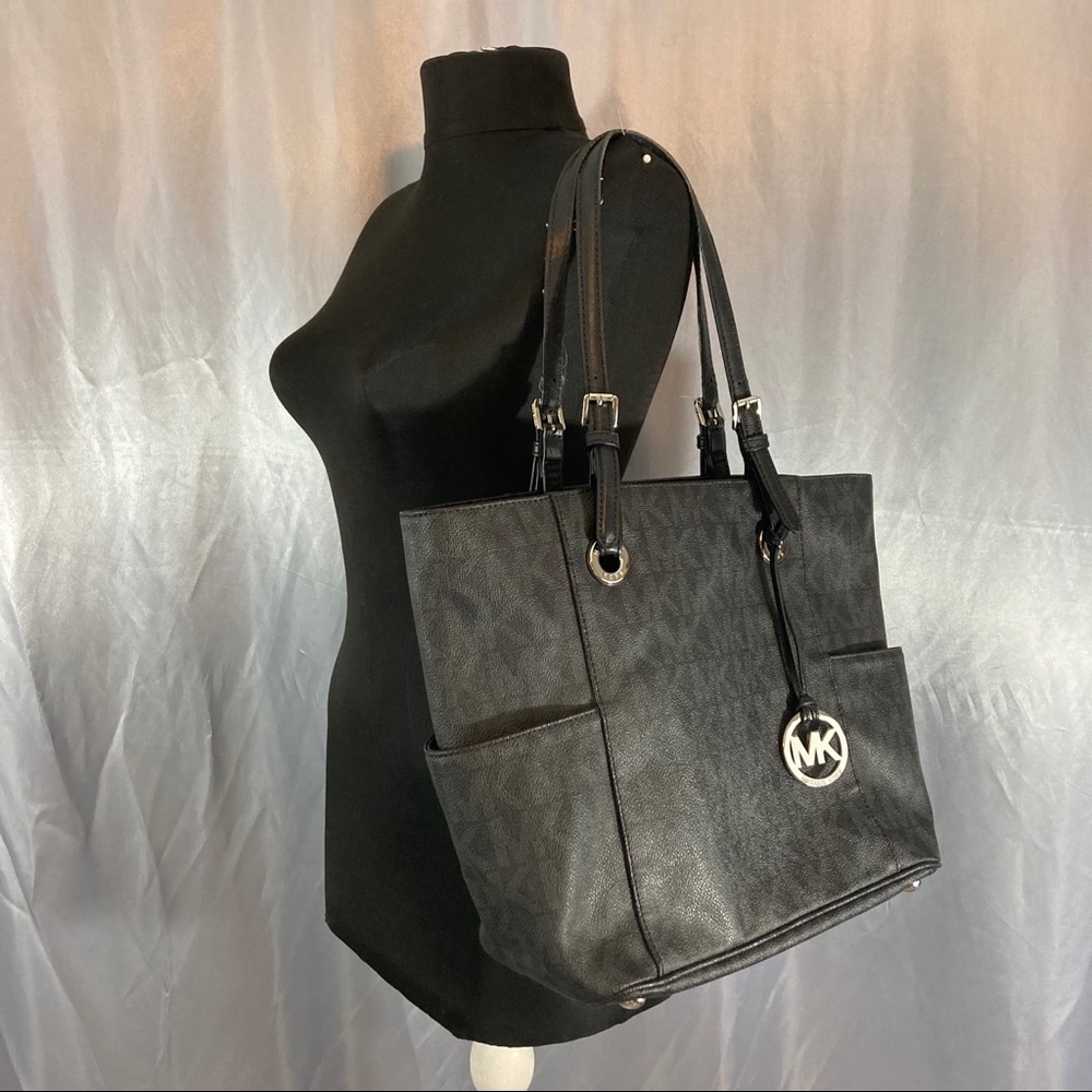 Michael Kors logo coated canvas tote bag